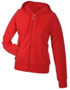 Damen Kapuzenjacke / James & Nicholson