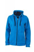 Damen-Sweat-Jacke Kapuze / James & Nicholson