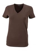Damen V-Tshirt / James & Nicholson