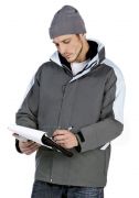 Herren Jacke 3-in-1 mit Fleece / B&amp;C 3 in1 Jacket...