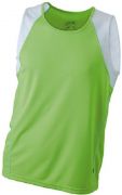Herren Laufshirt ohne Arm/ James & Nicholson