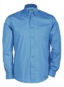Langarm Herrenhemd Buttondown-Kragen / James Nicholson