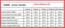 Junior Hoodie bis Gr.152 (11-13) FDM FH004