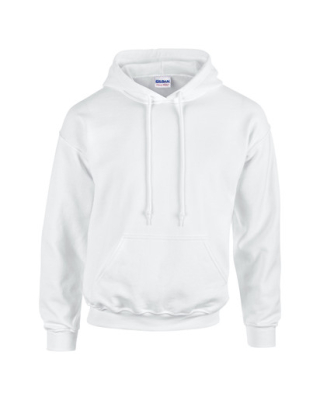 Heavy Blend Adult Hooded Sweatshirt / Gildan 18500 S-White