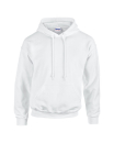 Heavy Blend Adult Hooded Sweatshirt / Gildan 18500 S-White