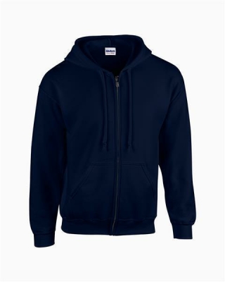 Heavy Blend Adult Full Zip Hooded Sweat / Gildan 18600 2XL-Navy