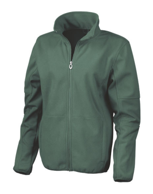 Damen Osaka Fleece Soft Shell Jacke / Result R131F / L Forest Green