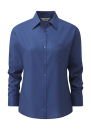 Ladies LS Poplin Shirt / Russell 0R934F0 XS (34)-Bright Royal