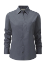 Ladies LS Poplin Shirt / Russell 0R934F0 2XL (44)-Convoy Grey
