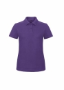 ID.001/women Piqué Polo Shirt / B&C PWI11 XS-Purple