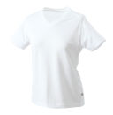 Ladies Running-T / James & Nicholson XS-White/White