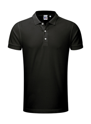 Stretch Polo-Shirt / Russell R-566M-0 L Black