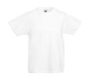 Original T Kids T-Shirt bis Gr.164 (14-15) / Fruit of the Loom 61-019-0 104 (3-4) White