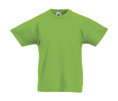 Original T Kids T-Shirt bis Gr.164 (14-15) / Fruit of the Loom 61-019-0 128 (7-8) Lime Green