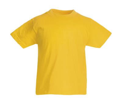 Original T Kids T-Shirt bis Gr.164 (14-15) / Fruit of the Loom 61-019-0 152 (12-13) Sunflower