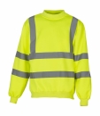Sicherheits Sweatshirt bis Gr.3XL / Yoko HVJ510 L Hi Vis Yellow