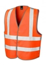 Sicherheitsweste Core Motorway Vest bis Gr.3XL / Result R201X L/XL Hi Vis Orange