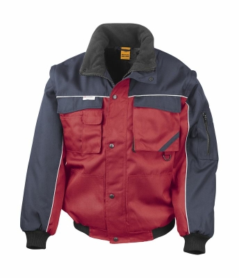 Heavy Duty Jacket / Result R071X L-Red/Navy