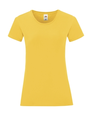Damen Iconic T Shirt bis Gr.2XL - Fruit of the Loom 61-432-0