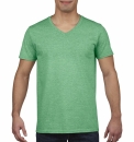 Gildan Mens Softstyle&reg; V-Neck T-Shirt bis Gr.2XL/...