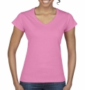 Ladies Softstyle&reg; V-Neck T-Shirt bis Gr.2XL/ Gildan...