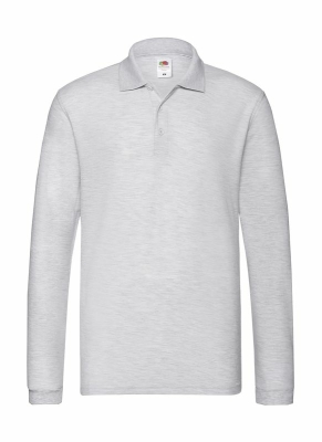 Herren Premium Long Sleeve Polo / Fruit of the Loom 63-310-0