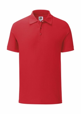 Herren 65/35 Tailored Fit Polo / Fruit of the Loom 63-042-0 3XL-Red