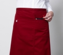 Berlin Long Bistro Apron with Vent and Pocket / SG JG12