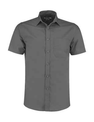 Tailored Fit Poplin Shirt SSL / Kustom Kit KK141