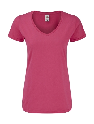Ladies Iconic 150 V Neck T-Shirt bis Gr.2XL - Fruit of the Loom 61-444-0