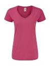 Ladies Iconic 150 V Neck T / Fruit of the Loom 61-444-0