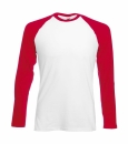 Valueweight Long Sleeve Baseball T Shirt bis Gr.3XL / Fruit of the Loom 61-028-0