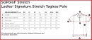 Ladies Signature Stretch Tagless Polo bis Gr.3XL / SGPoloF Stretch