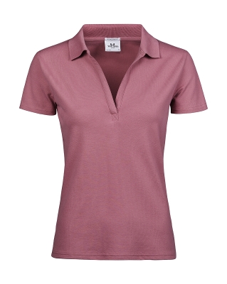 Womens Luxury Stretch V Polo bis Gr.3XL / Teejays 1409