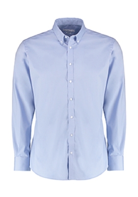 Slim Fit Stretch Oxford Shirt LS / Kustom Kit KK182