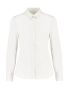 Womens Tailored Fit Stretch Oxford Shirt LS bis Gr.3XL / Kustom Kit KK782