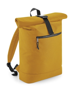 Recycled Roll-Top Backpack, Rucksack / Bag Base BG286