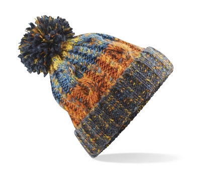 Corkscrew Pom Pom Beanie / Beechfield B486