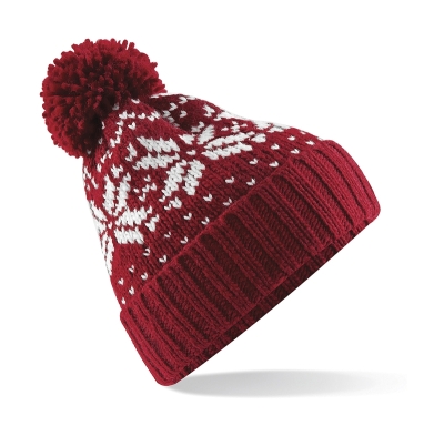 Fair Isle Snowstar® Beanie / Beechfield B456