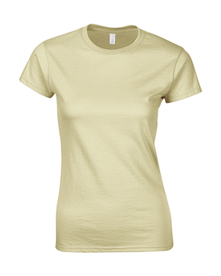 Softstyle Womens T-Shirt / Gildan 64000L S-Sand