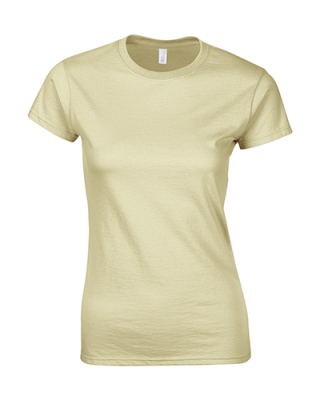 Softstyle Womens T-Shirt / Gildan 64000L M-Sand