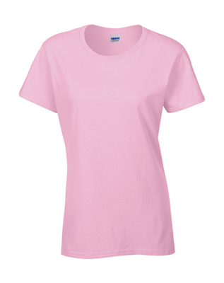 Heavy Cotton Womens T-Shirt / Gildan 5000L XL-Light Pink