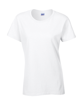 Heavy Cotton Womens T-Shirt / Gildan 5000L 2XL-White