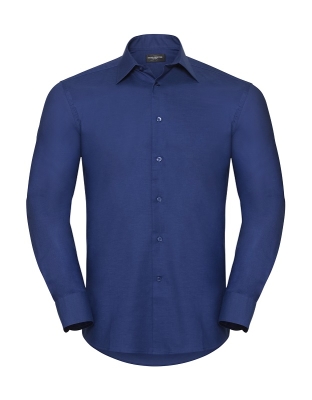Oxford Shirt LS / Russell 0R922M0 4XL-Bright Royal