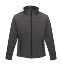 Octagon Mens II Softshell / Regatta TRA688 L-Seal Grey/Black
