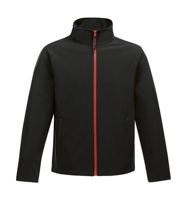 Ablaze Printable Softshell / Regatta TRA628 S-Black/Classic Red