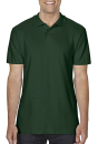 Herren Softstyle Double Pique Polo / Gildan 64800 S-Forest Green