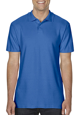 Herren Softstyle Double Pique Polo / Gildan 64800 2XL-Royal