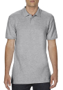 Herren Softstyle Double Pique Polo / Gildan 64800 4XL-Sport Grey