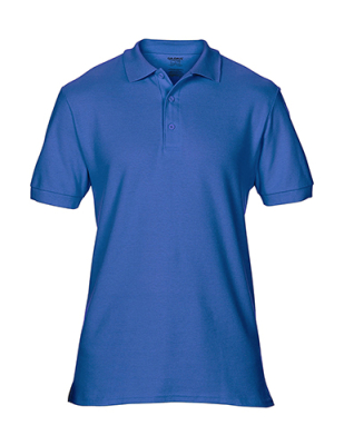Herren Premium Cotton Double Piqué Polo / Gildan 85800 M-Royal